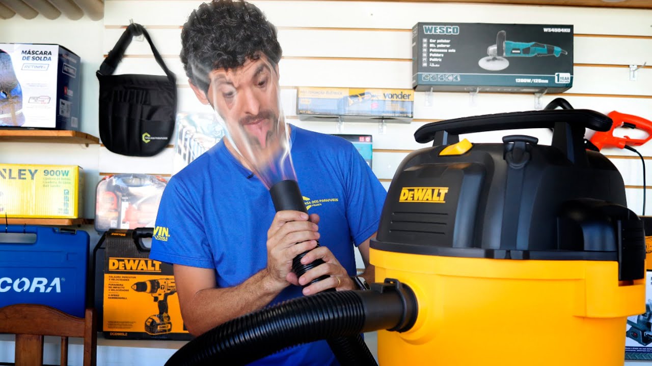 Aspirador de Pó e Líquído Dewalt