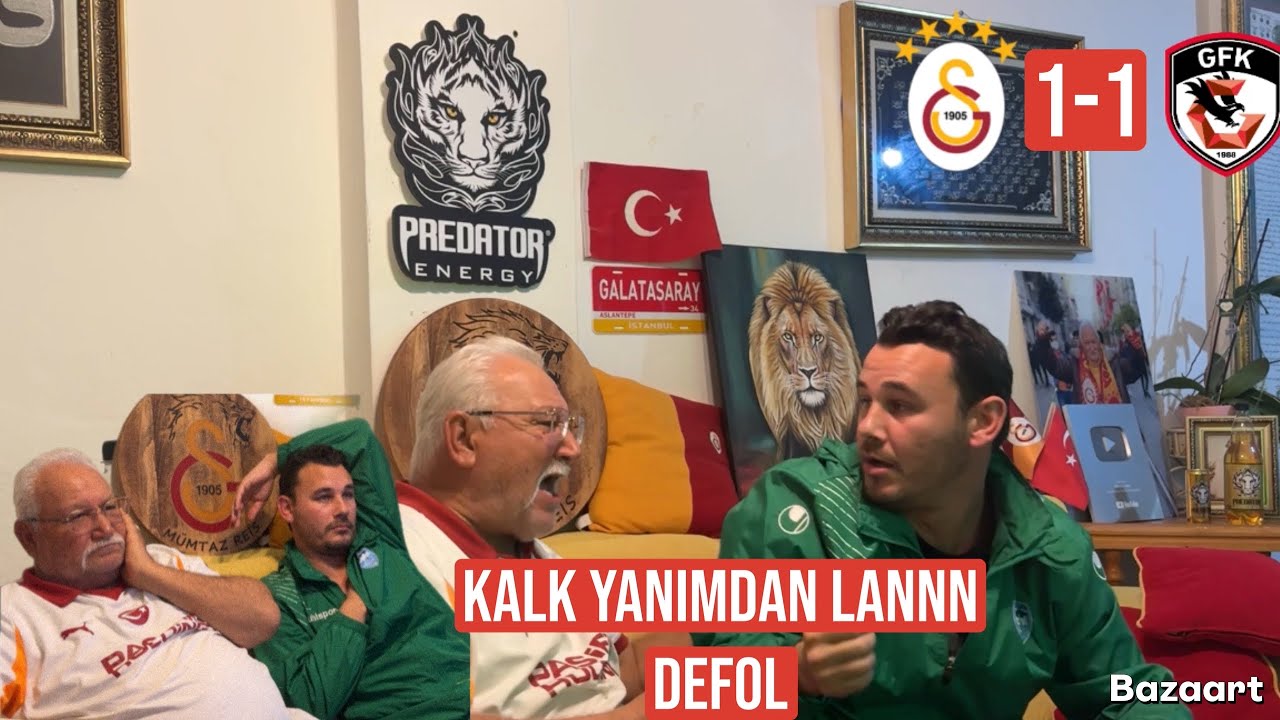 BU OYUNLA GALATASARAY ŞAMPİYON OLAMAZ OKAANNNNN! GALATASARAY 1-1 GAZİANTEP FK 