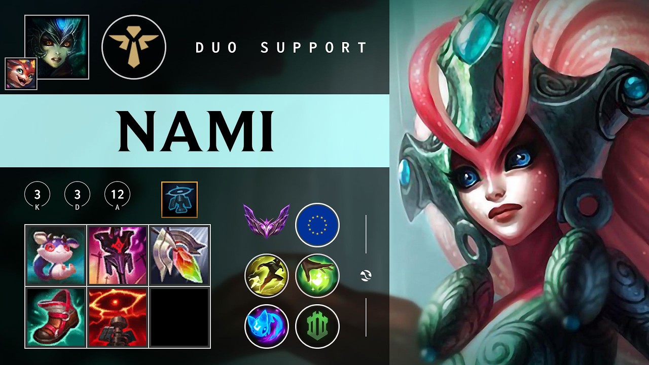 Nami Support vs Thresh - EUW Master Patch 26.03