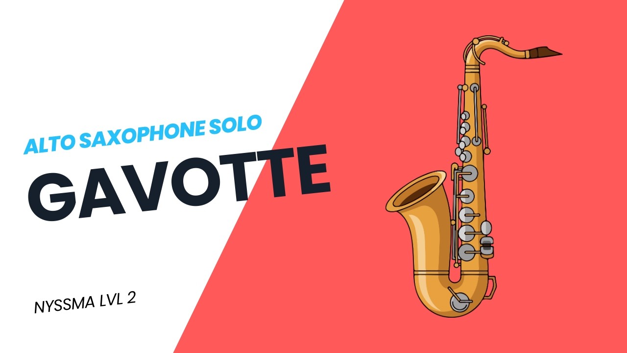 Alto Saxophone - Gavotte