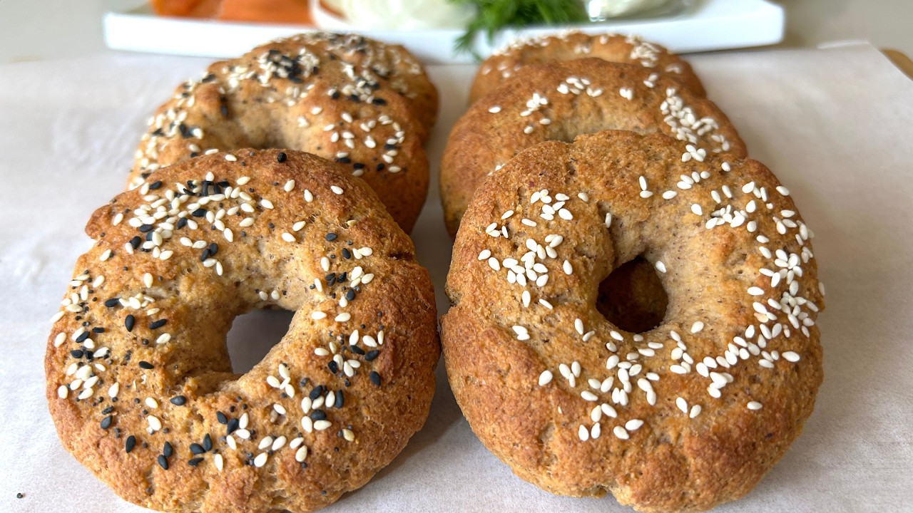 Gluten-Free Bagels Made with Yellow Split Peas 😲 | Amazing Taste & No Sugar Spikes❗️