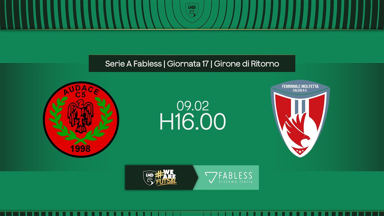 Audace Verona-Femminile Molfetta 5-0 | 17ª giornata | Serie A Fabless 2024/2025