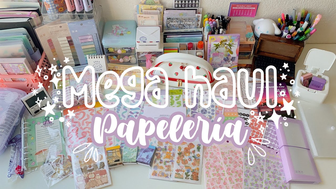 🌷Mega haul de Papelería🌷 | ft. Jianwu | Blue Codes