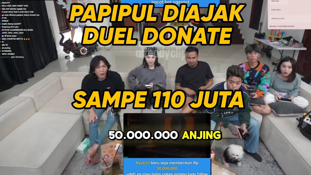 PAPIPUL DIAJAK DUEL DONATE SAMPE 110 JUTA DI MARAPTHON YB 