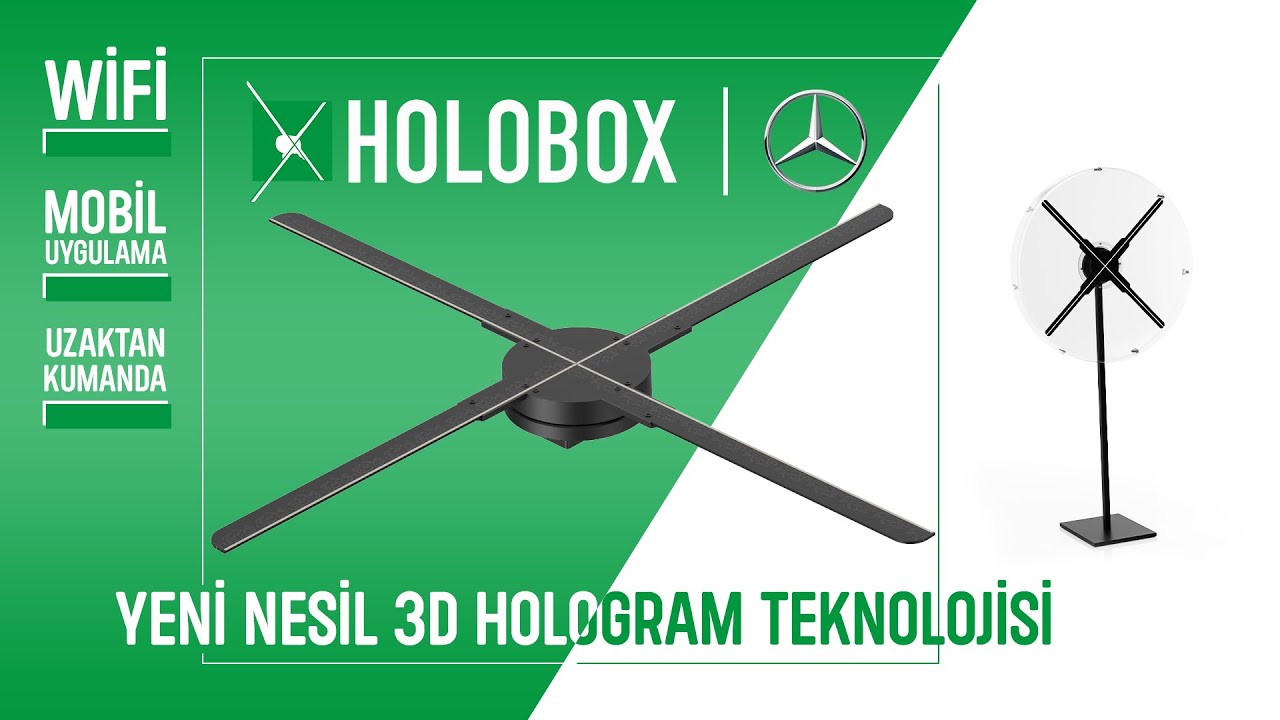 Mercedes-Benz 3D Hologram Fan Gösterisi | Holobox Teknolojisiyle Gerçeküstü Deneyim
