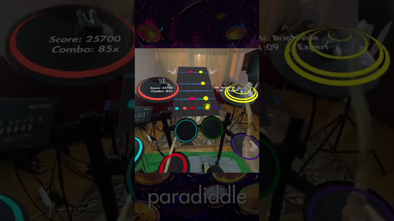 'Mr. Brightside'  MR Drumming - META QUEST 3