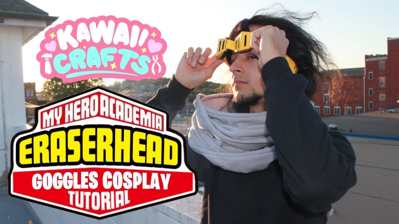 How to Make Eraserhead's Goggles (Eraserhead Cosplay Tutorial) | Kawaii Crafts