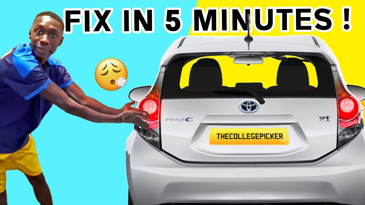 Пошаговая замена задних фонарей Prius C / Toyota Aqua