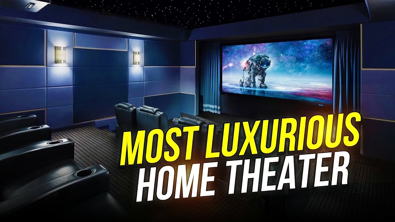 Top 10 Luxurious Celebrity Home Theater Systems ! Experience True Cinema At Home