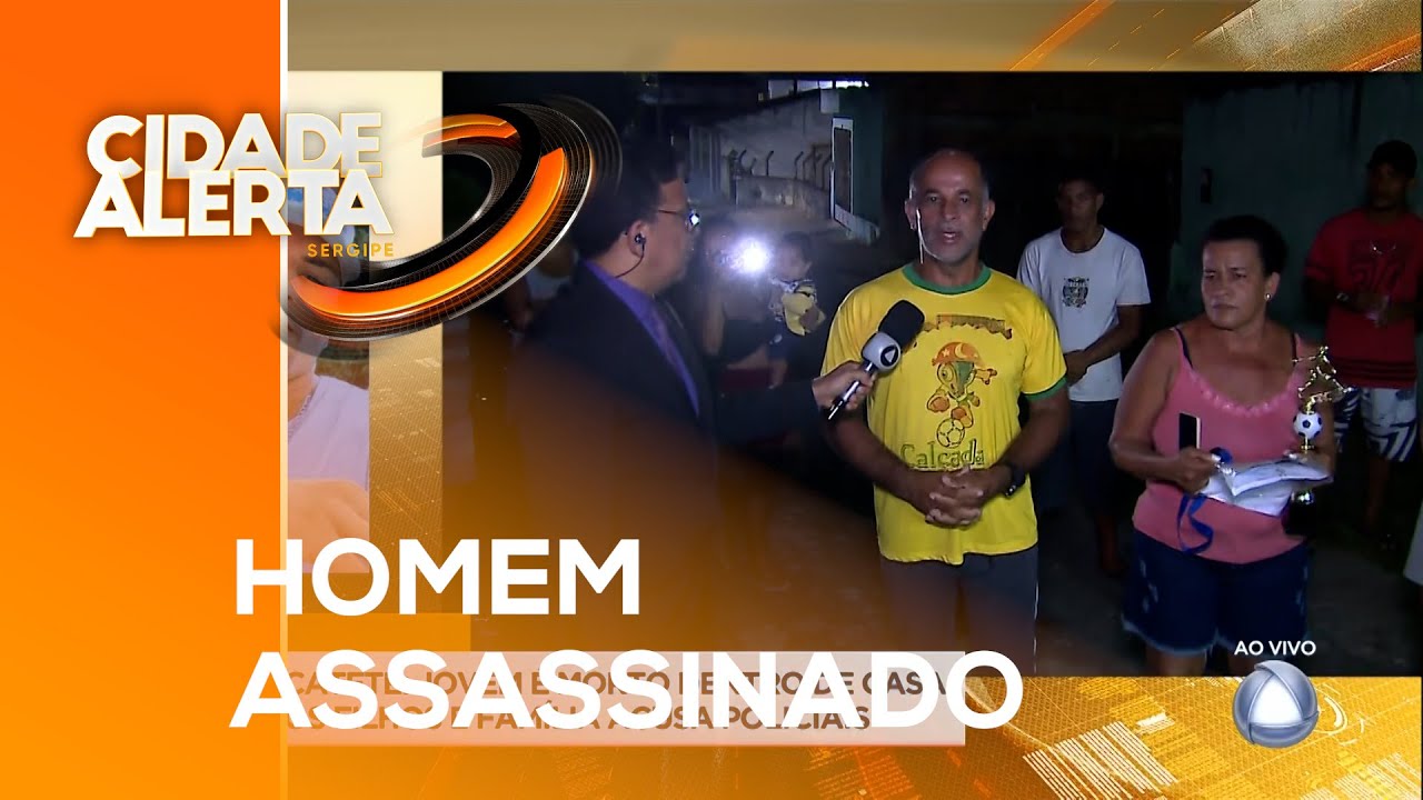 Jovem é morto dentro de casa na frente dos filhos e família acusa policial   Cidade Alerta