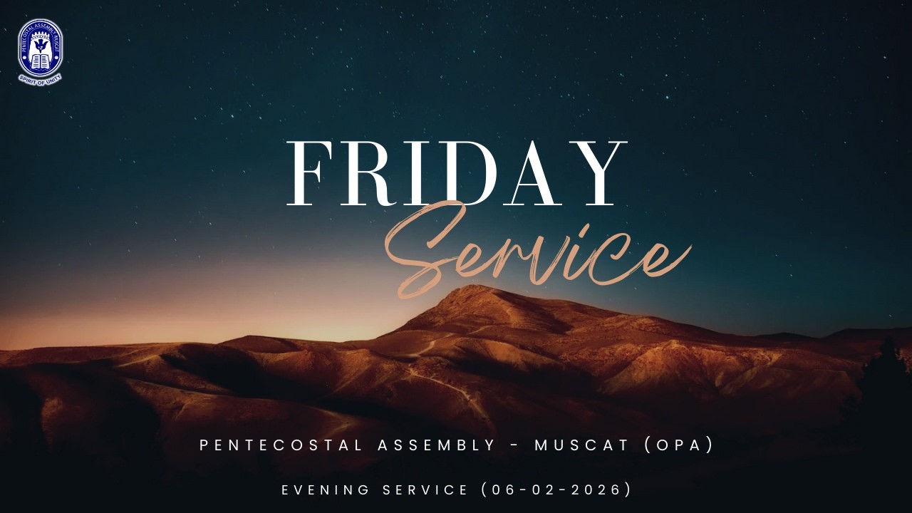 OPA FRIDAY EVENING WORSHIP SERVICE 06-02-2026
