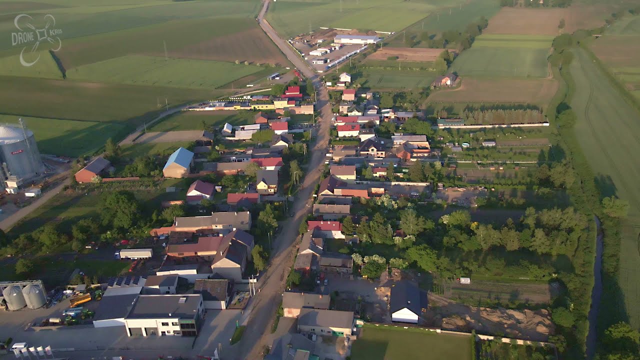 Remont DW 416 Kietrz - Pietrowice Wielkie  stan na 05.06.2022 widok z lotu ptaka