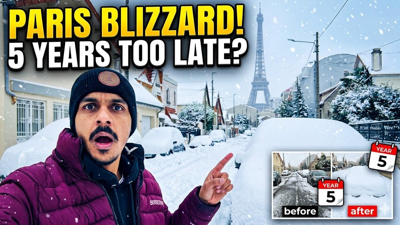 snowfall❄️ paris🇫🇷 village’s😍|must visit to beautiful village’s in France🇪🇺 #travel #vlog #viral 