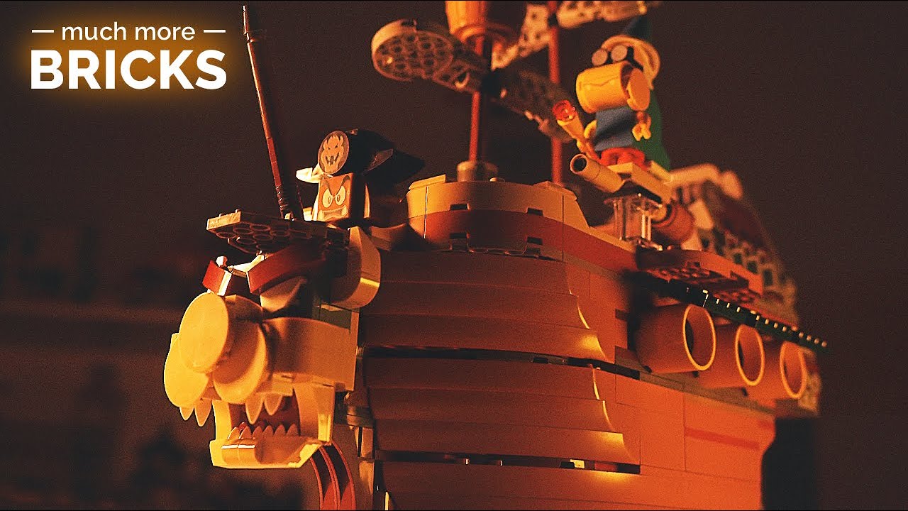 LEGO Super Mario 71391 Bowser's Airship Expansion - Speed Build