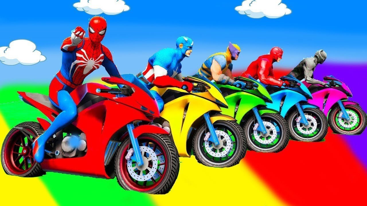 الرجل العنكبوت انقاذ باتمان Spider-Man Rescue batman vs iron man vs venom funny Game GTA 5 superhero