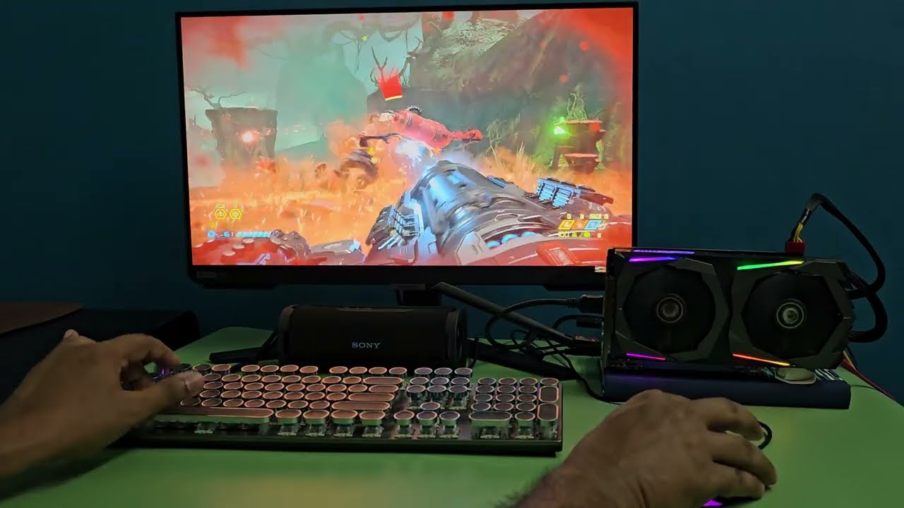 Doom Eternal Gameplay in Malayalam (On i5-3470!)