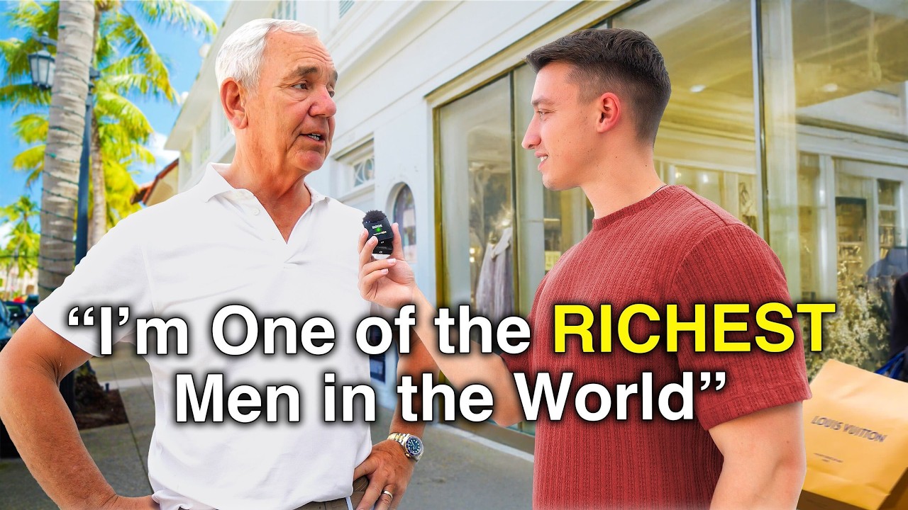 Asking Palm Beach Billionaires How They Got So RICH!