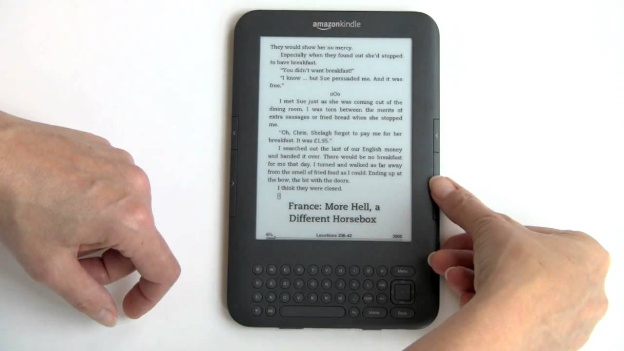 Amazon Kindle 3 Video Review