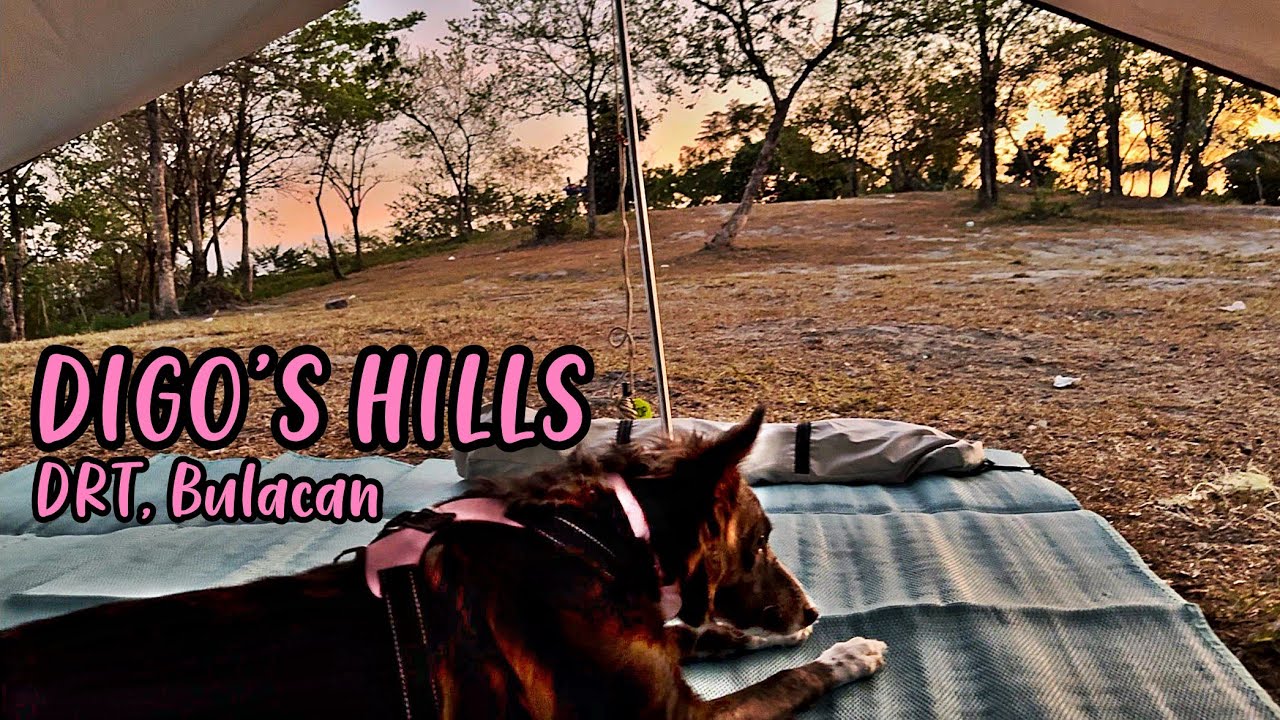 Dog car camping on a hill ⛺️ Digo’s Hills 📍 Doña Remedios Trinidad, Bulacan