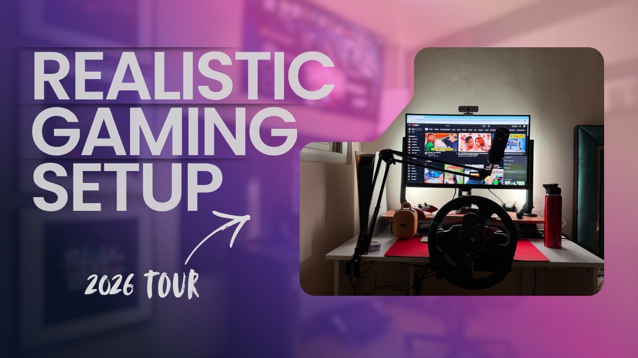 My Realistic Gaming Setup 2026 ⚡ Budget-Friendly but CLEAN!