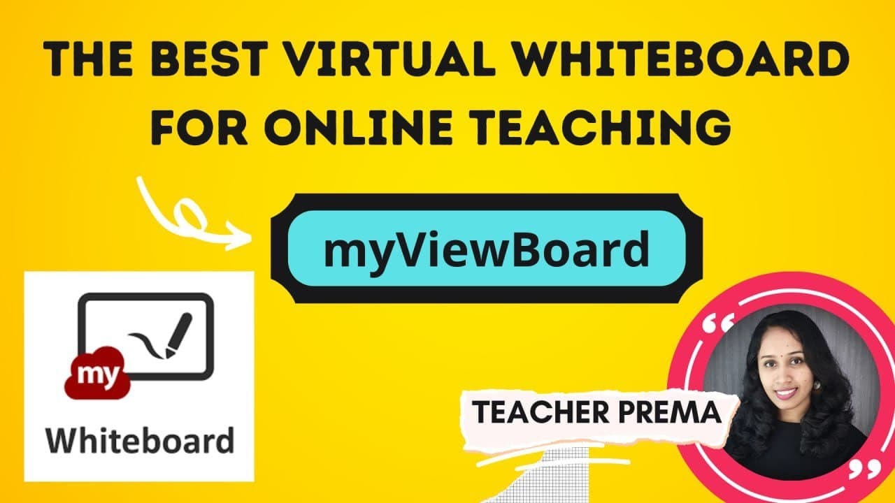 The Best Virtual Whiteboard For Online Teaching | myViewBoard | Tamil