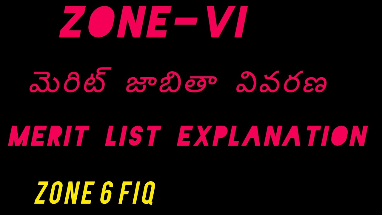 Zone-VI FIQs MERIT LIST EXPLANTION..watch for end#nursing officers#zone6#meritlist