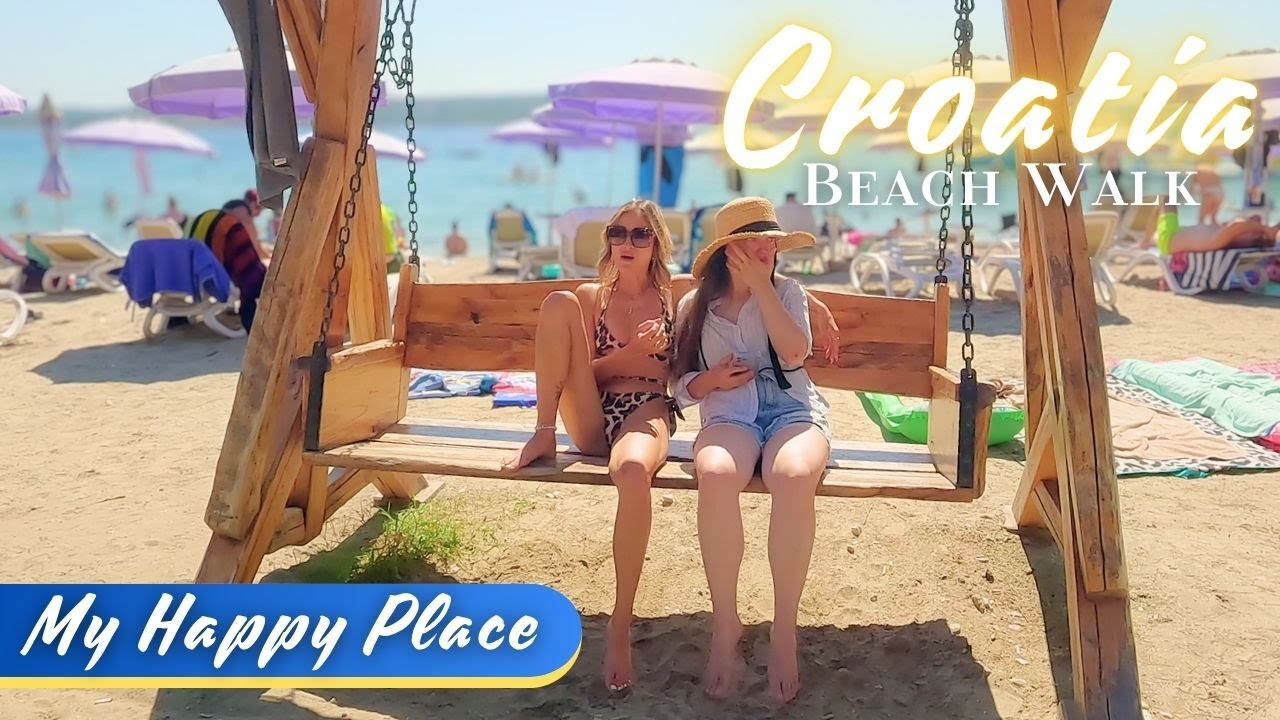 Beach Walk | Peacefully Walking along the Coast of Crikvenica and Relaxing with Olivia
