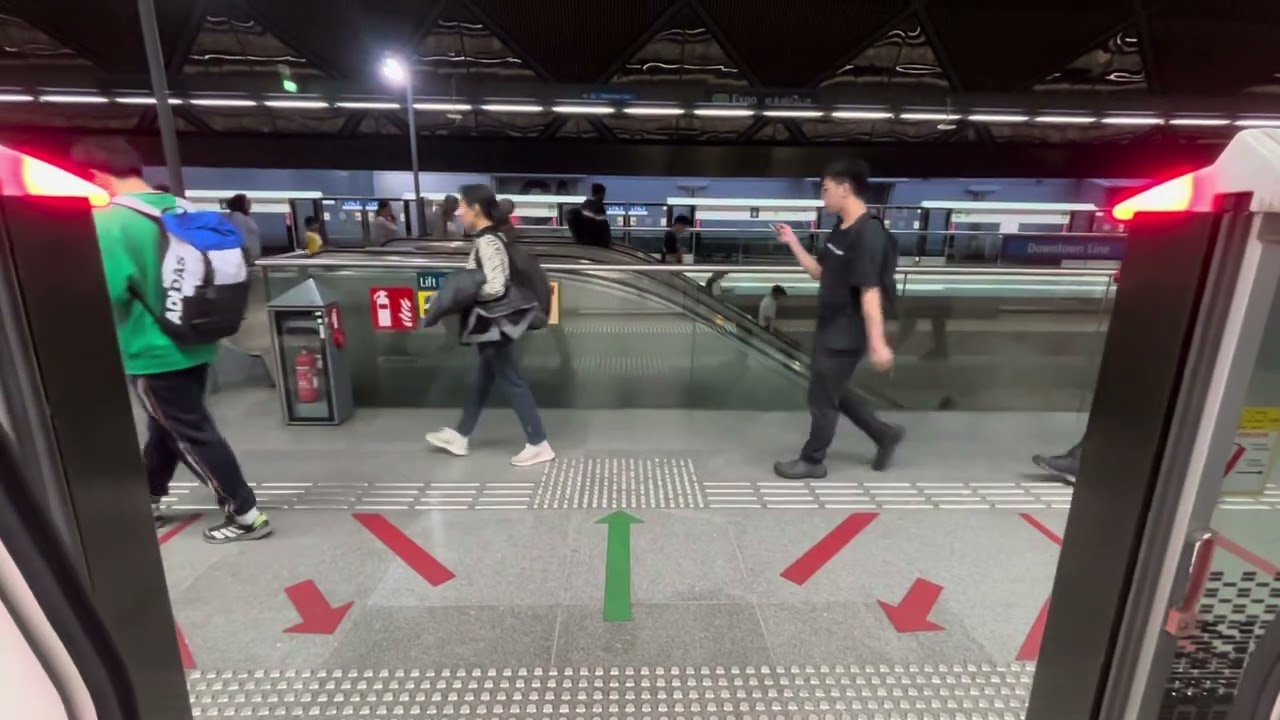 (Alstom Movia R151s in the CGL) Singapore MRT train ride from Upper Changi to Pasir Ris