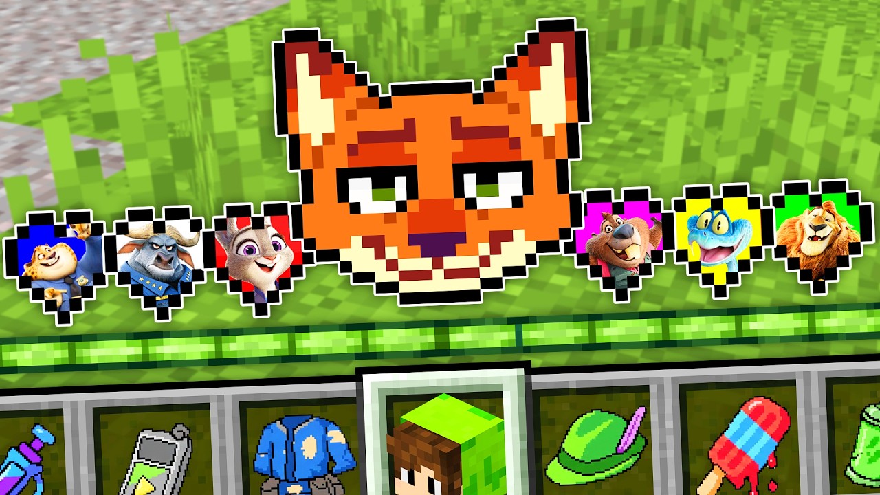 Cadres получил СЕРДЦА ZOOTOPIA в Minecraft!