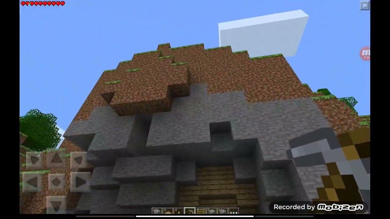 Minecraft 0.8.1. Серия 2. Строю спальню и балкон.