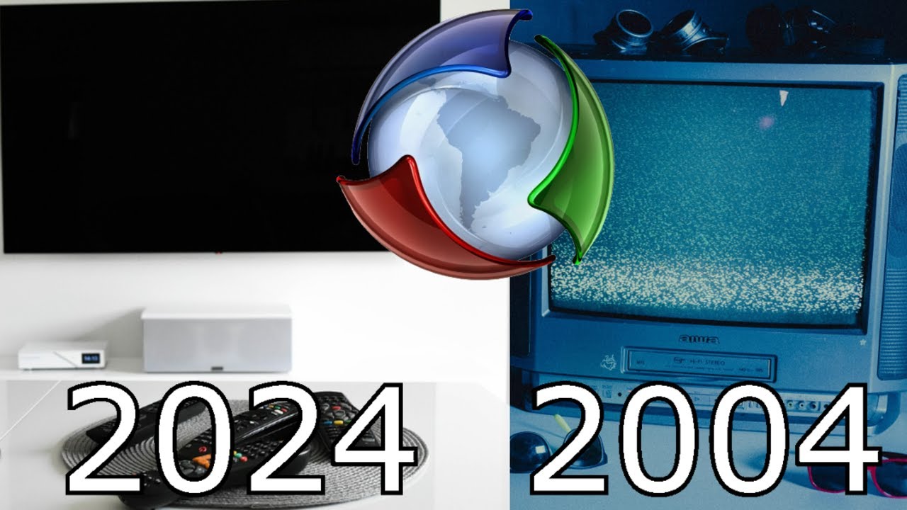 Record Programa&ccedil;&atilde;o de 2024 Vs  2004 #recordtv