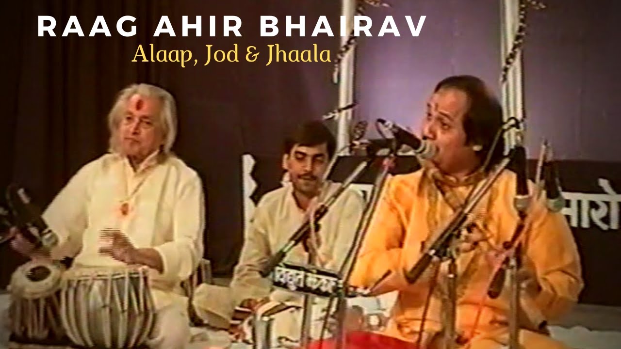 Raag Ahir Bhairav | Alaap Jod Jhaala | Pt Ronu Majumdar | Feat. Maestro Pt Kishan Maharaj ji