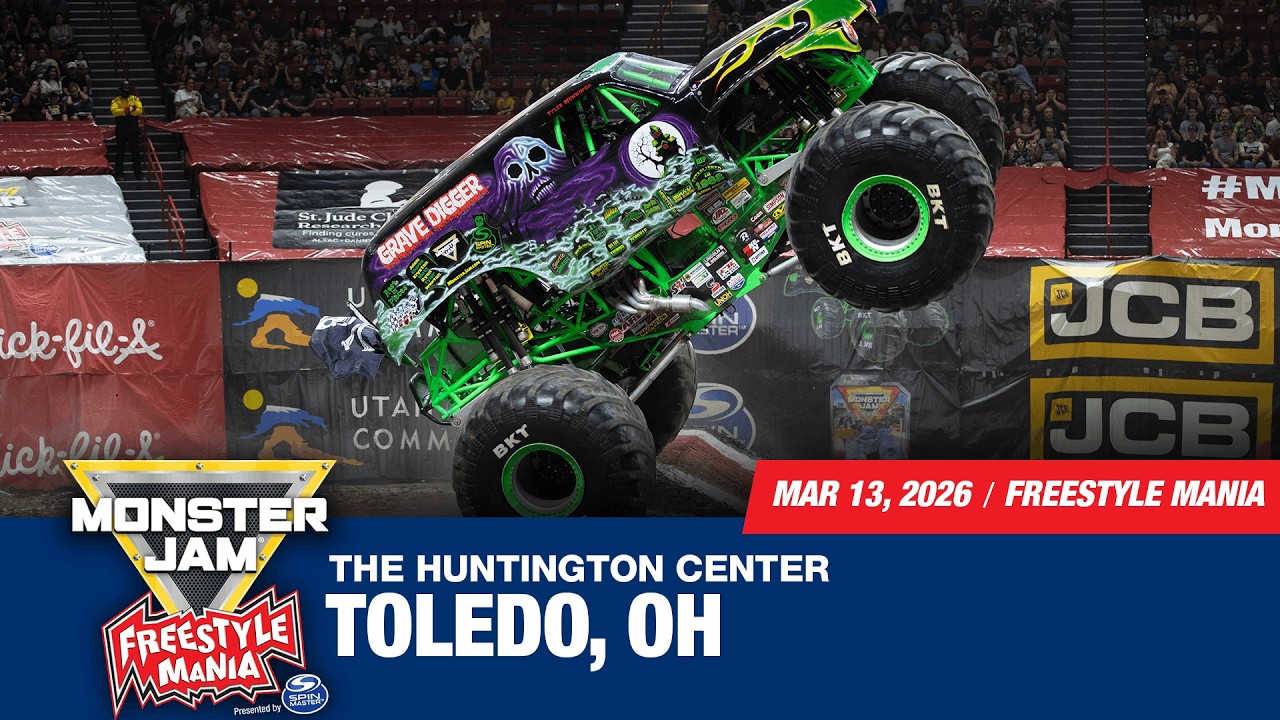 Monster Jam: Toledo, OH -1  (Full Event) | March 13, 2026 | Freestyle Mania