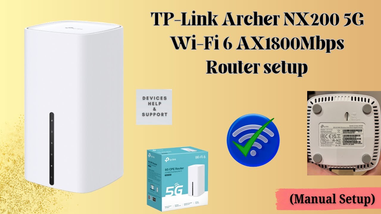 Konfiguracja routera TP-Link Archer NX200 5G | Konfiguracja routera Wi-Fi 6 AX1800 SIM