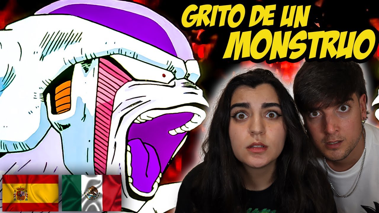 ESPAÑOLES REACCIONAN A DOBLAJE LATINO DRAGON BALL💥FREEZER TERCERA FORMA🔥LATINO VS CASTELLANO🔥
