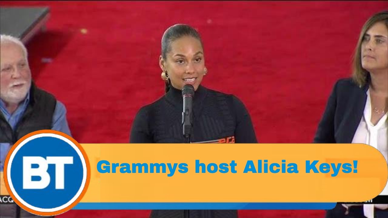 Chatting with Alicia keys ahead of the Grammys!