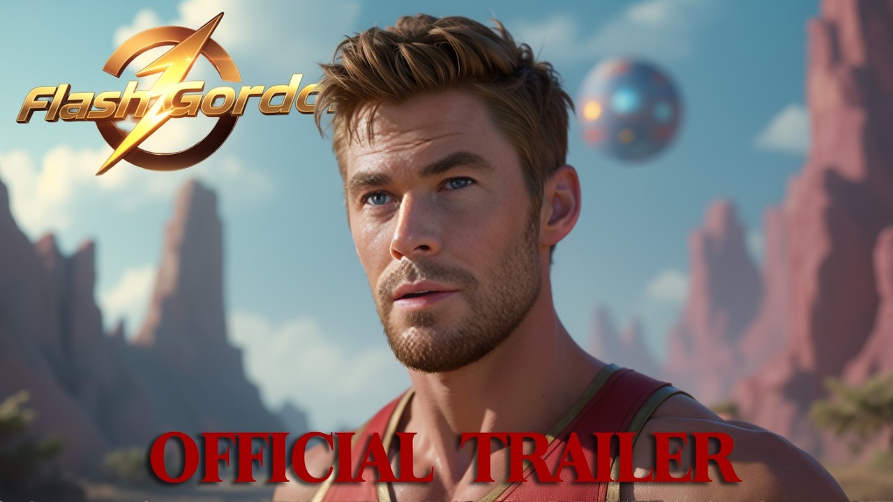 FLASH GORDON (2025) | Official Trailer | Chris Hemsworth, Bryan Cranston, Max Von Sydow