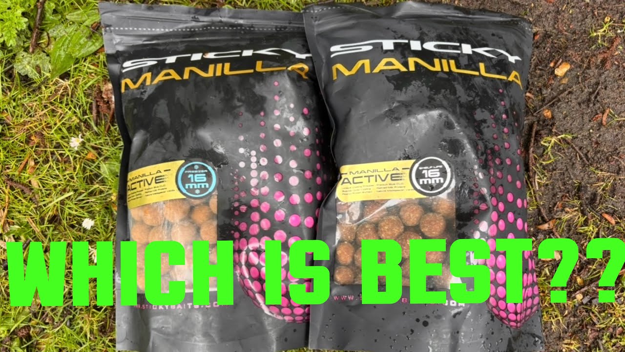 CARP FISHING-STICKY BAITS ACTIVE MANILLA FREEZER VS SHELF LIFE…WHICH IS BETTER??