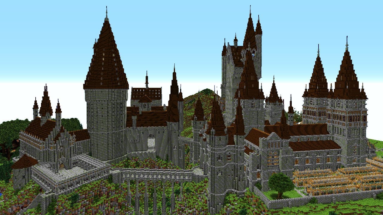 Harry Potter Hogwarts Map in Minecraft!