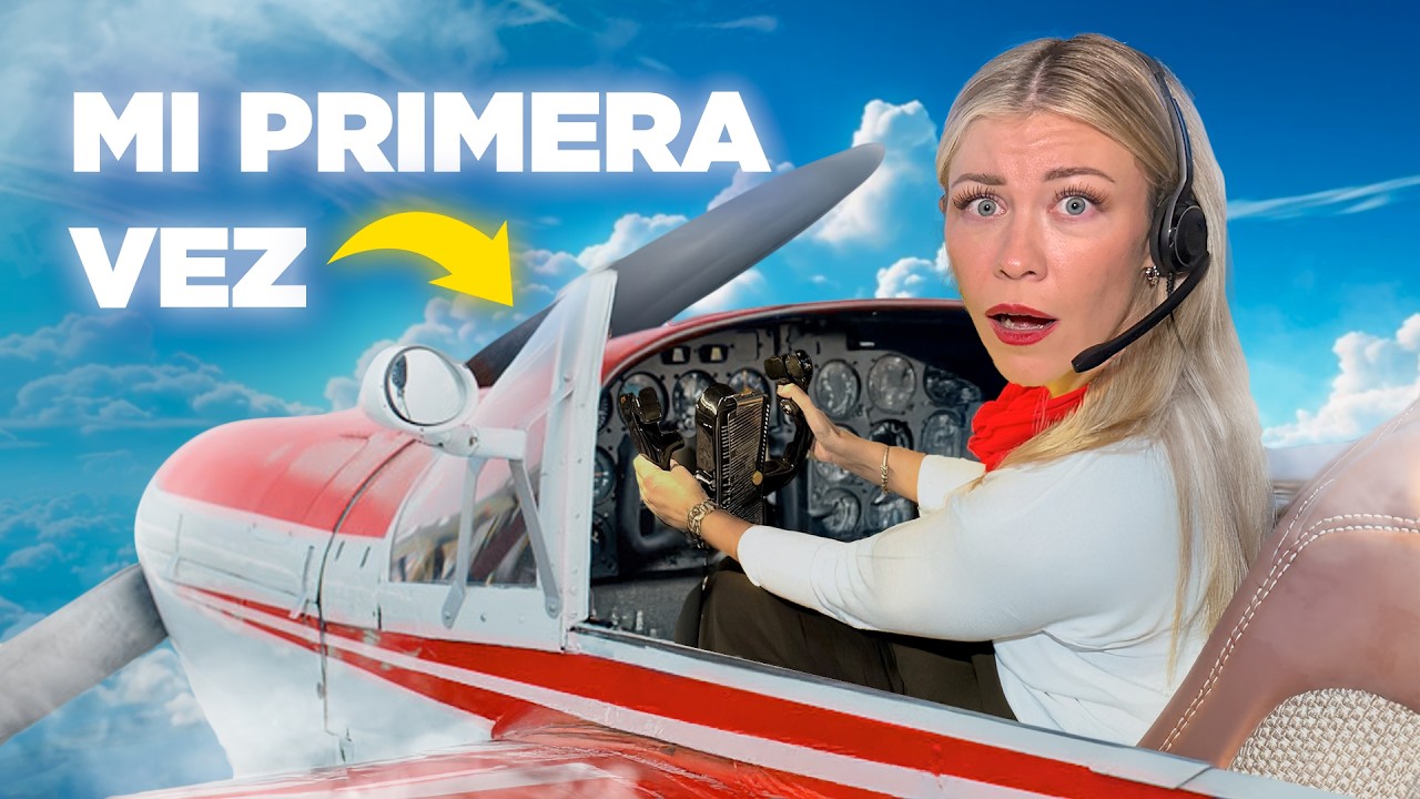 ¿Qué pasa si una AZAFATA Pilota un AVIÓN?
