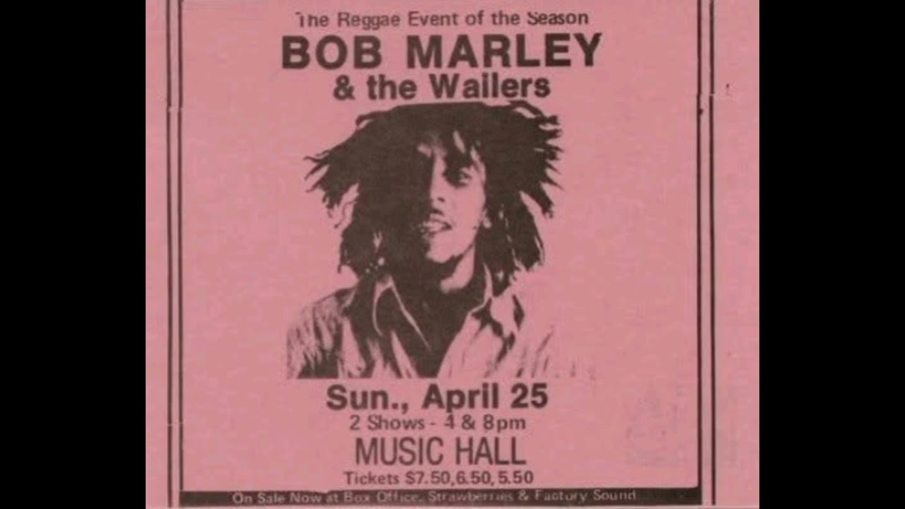 Bob Marley - Them Belly Full, Live in Boston 1976