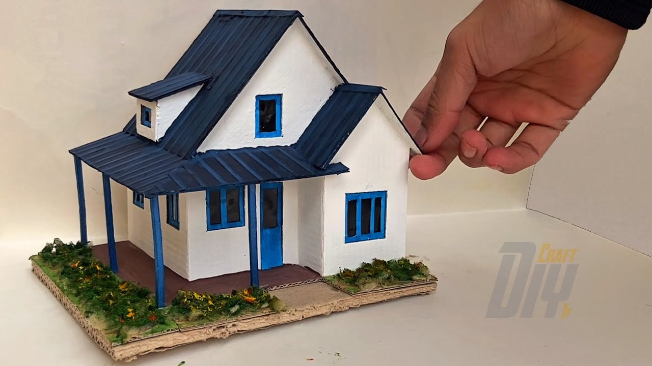 Diy! Create Your Own Tiny Cardboard House With Ease