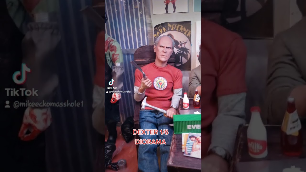 1/6 DEXTER FIGURES KILLECTION and display DIORAMA