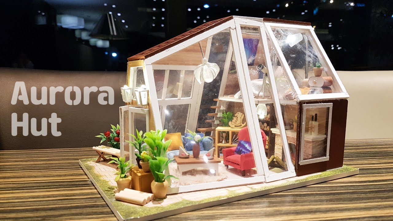 DIY Miniature DollhouseㅣAurora Hutㅣ오로라오두막ㅣ미니어쳐하우스ㅣ박소소