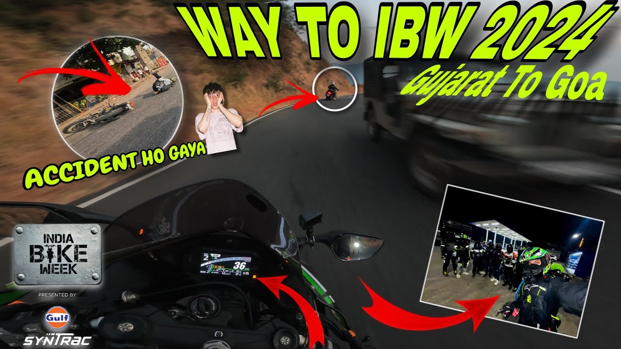 Going To IBW 2024 On kawasaki Ninja Zx10r🔥 l Gujarat to goa🏍️ #ibw2024 #goa #motovlog