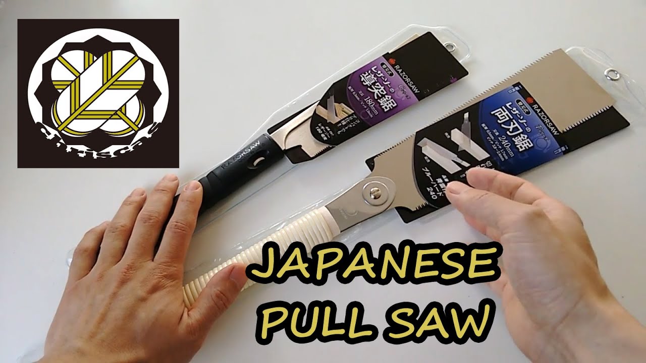 Japanese Tools Showcase 10 : Gyokucho - Japanese Pull Saw VS Western Push Saw