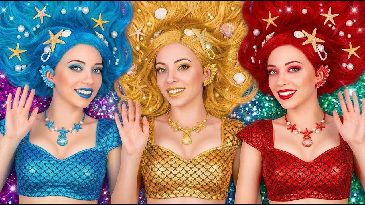 Плохие против хороших русалок в колледже 🧜‍♀️ Забавные ситуации с русалками