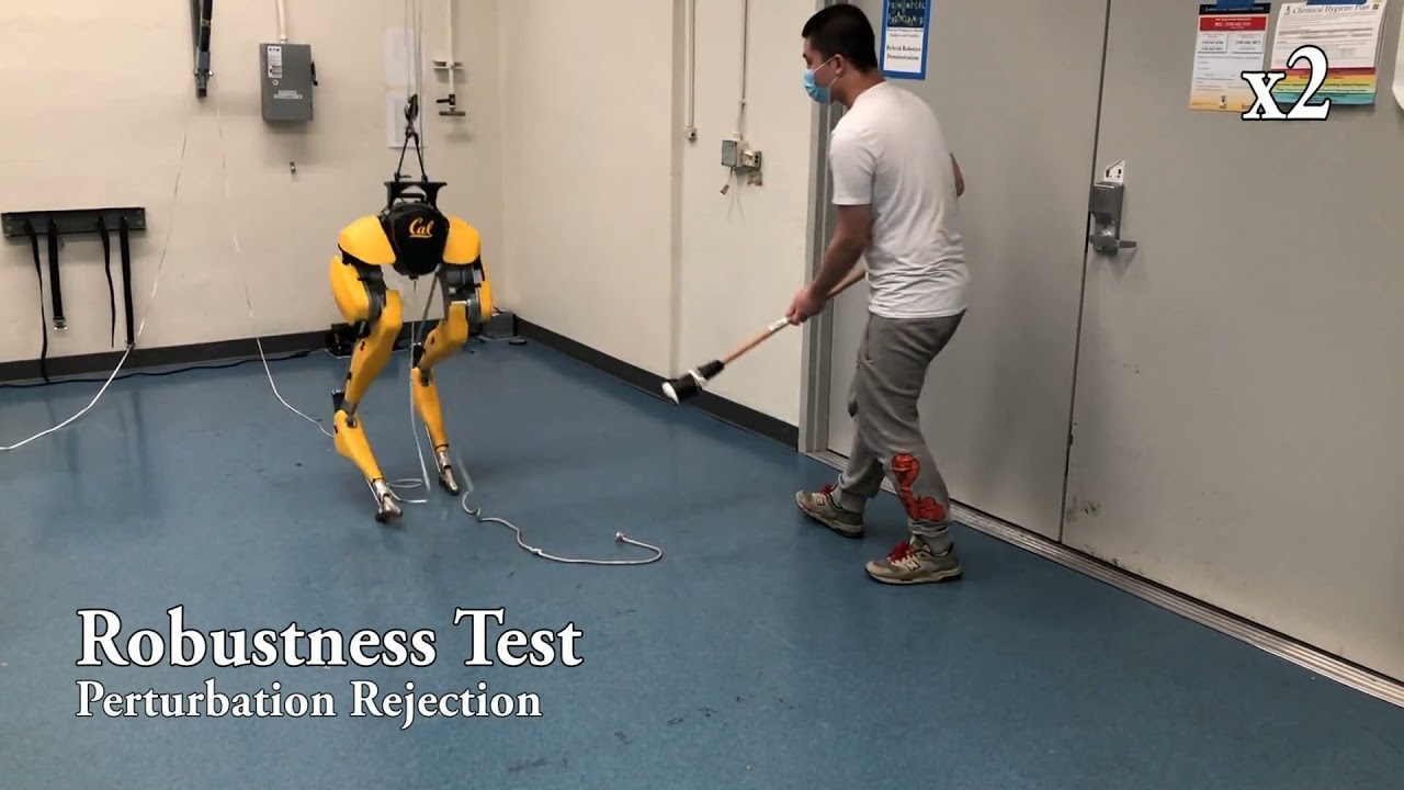 Reinforcement Learning for Robust Parameterized Locomotion Control of Bipedal Robots