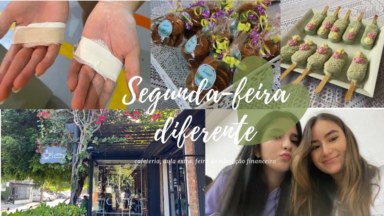 segunda-feira diferente! cafeteria, feirinha do colégio, etc…