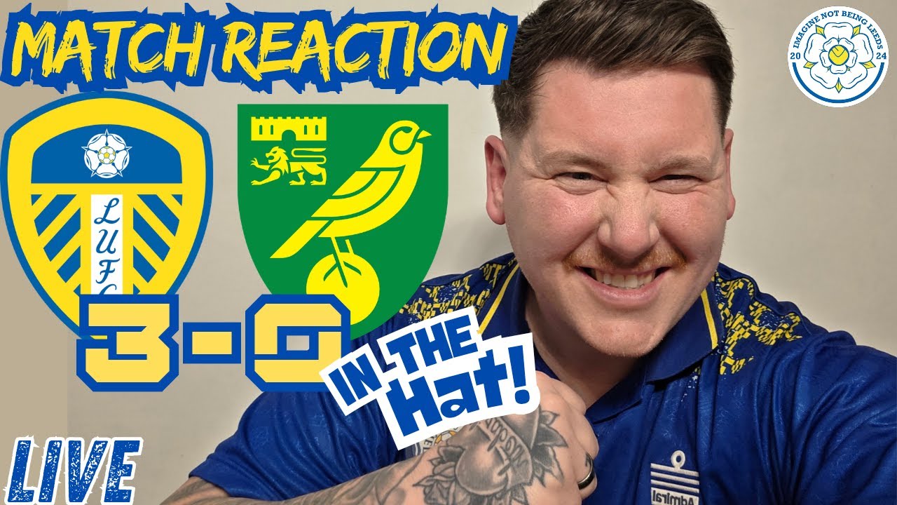 🚨ONE WIN FROM WEMBLEY! 😱 Leeds United 3–0 Norwich | FA Cup Match Reaction LIVE!